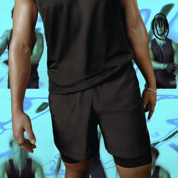 Preto Shorts Treino HIIT Spin EVN69
