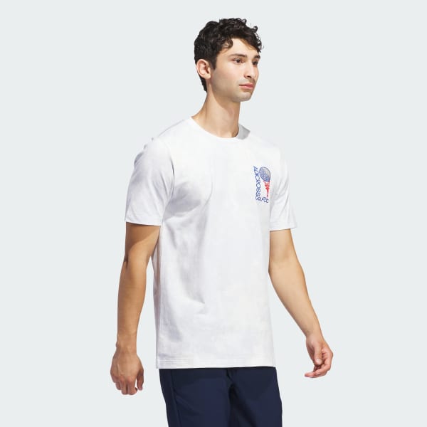 Grey Adicross Paris Graphic Golf Tee