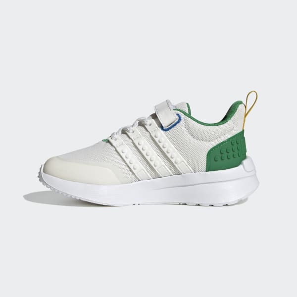 White adidas x LEGO® Racer TR21 Elastic Lace and Top Strap Shoes