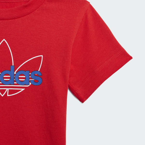 Vermelho T-shirt adidas SPRT Collection