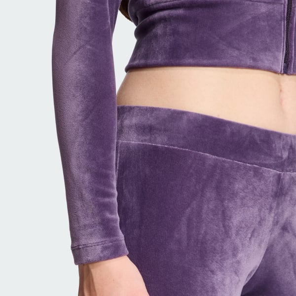 Essentials Velvet Fitted Track Top