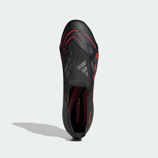 Noir Chaussure languette rabattue Predator League Terrain gras