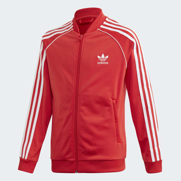 Saco adidas rojo outlet