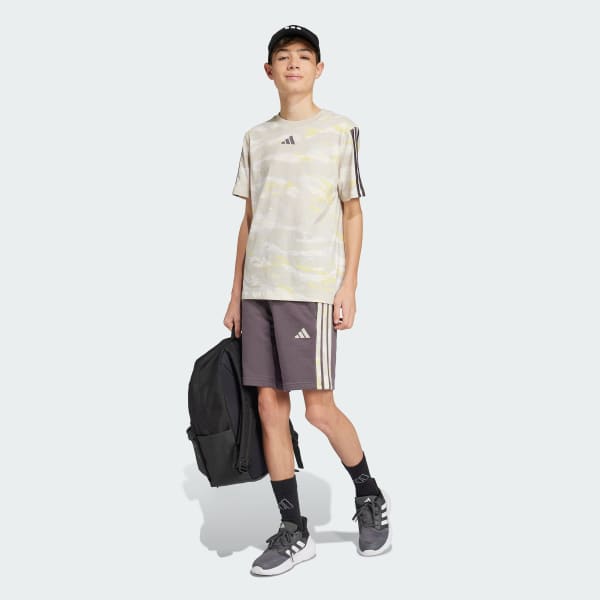 ベージュ シーズナル エッセンシャルズ カモ 半袖Tシャツ キッズ