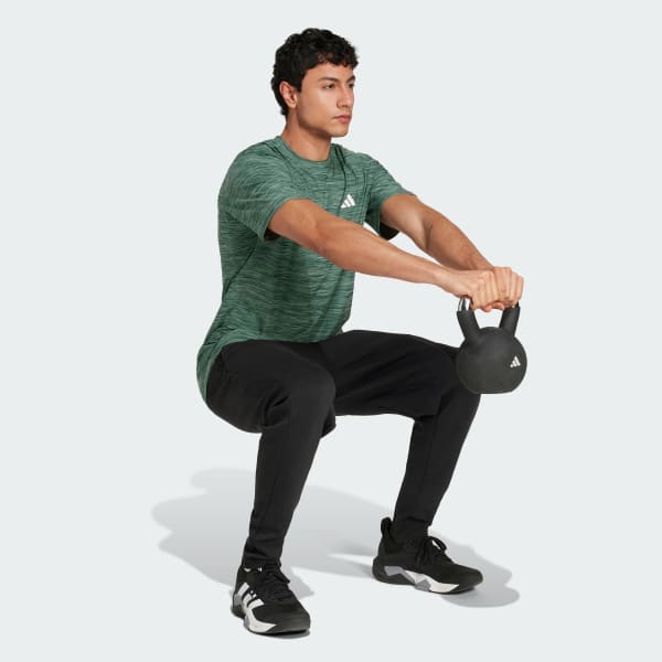 Green Train Essentials Stretch Training Tee