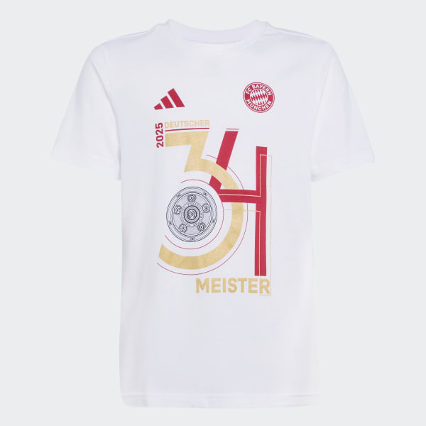 Bianco T-shirt FC Bayern Championship Winner Youth
