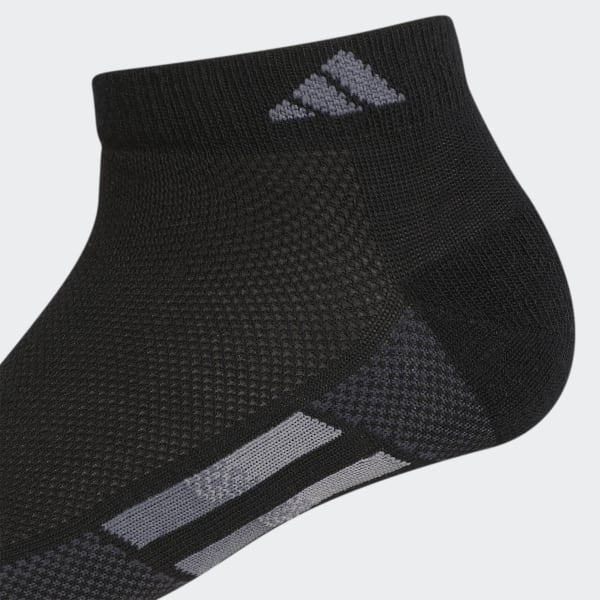 Black Superlite Stripe Low-Cut Socks 3 Pairs FZ7013X