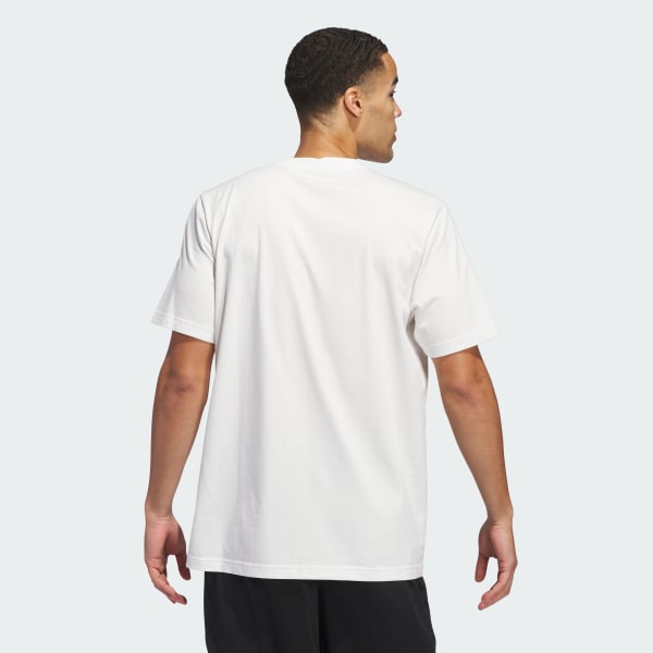 Beyaz Basketball State of Mind Graphic Tişört