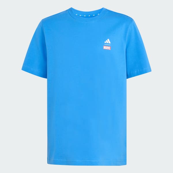 สีน้ำเงิน เสื้อยืดพิมพ์ลาย ADIDAS MARVEL AVENGERS