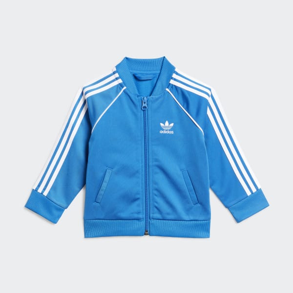 Niebieski Adicolor SST Track Suit