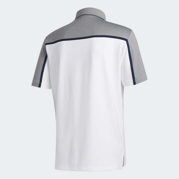 Adidas men's ultimate365 colorblock golf polo store