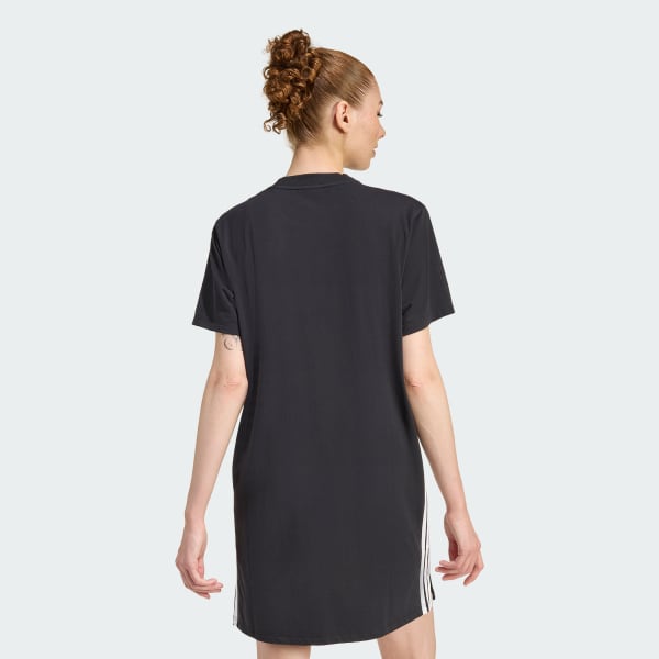 Μαύρο ΦΟΡΕΜΑ ΜΠΛΟΥΖΑ ESSENTIALS 3-STRIPES