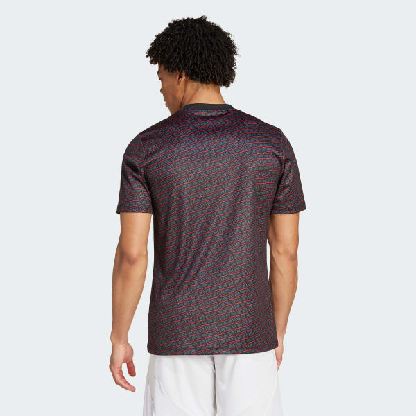 Preto Camisola de Aquecimento do Ajax Amsterdam