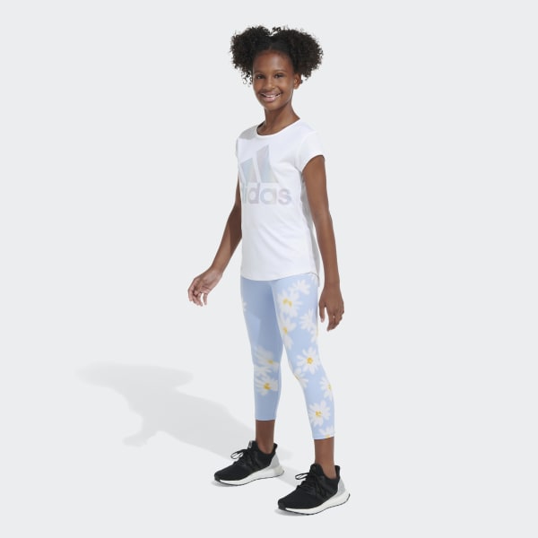 Girl in adidas leggings clearance