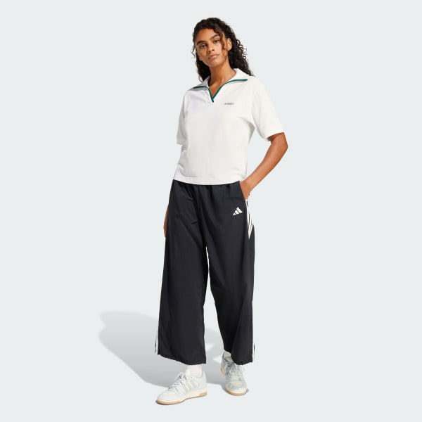 Blanco Polo con cuello Graphic Seasonal Essentials Colorpop bordado