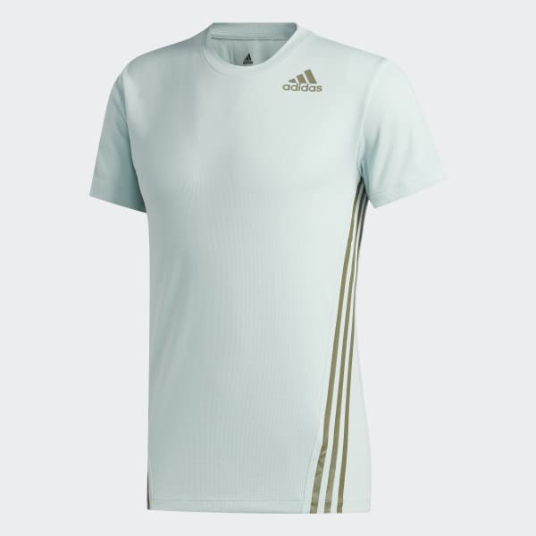 adidas AEROREADY 3 Stripes Tee Green adidas Malaysia