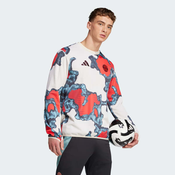 cervená FC Bayern 24/25 Pre-Match Warm Top