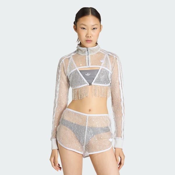 Cinza Jaqueta SUNSET RHYTHMS - SHORT SPARKLING BOLERO