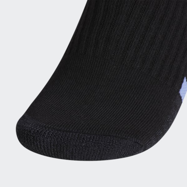 adidas Cushioned 3 NoShow Socks 3 Pairs Black Free Shipping with