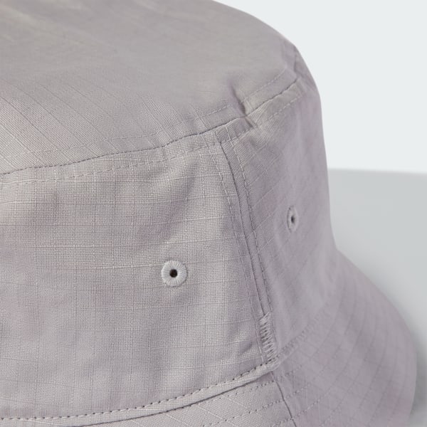 グレー クラシック コットン バケットハット