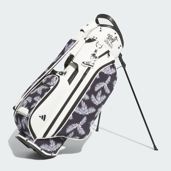 White Graphic Stand Golf Bag
