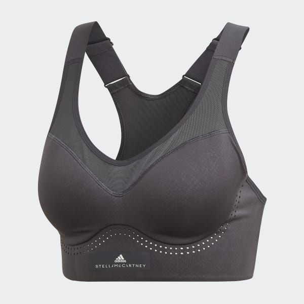 adidas Stronger For It Soft Graphic Bra Black
