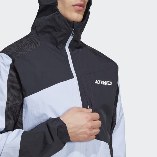 Rain Men\'s Blue Xperior US adidas Jacket | TERREX | Hybrid Hiking - adidas
