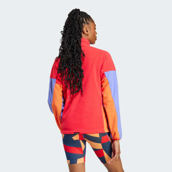 Vermelho Anorak em Fleece Climawarm Multi TERREX