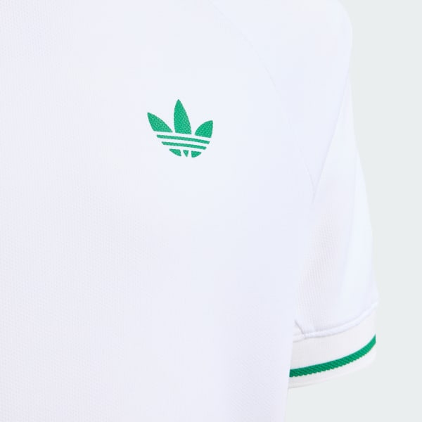 Bialy Koszulka Tennis Climacool Kids