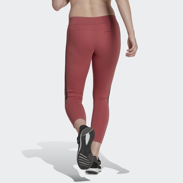 Czerwony AEROREADY Designed to Move Cotton-Touch 7/8 Tights LOQ54