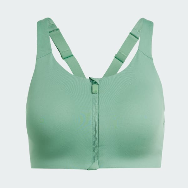 Adidas Alphaskin sports bra green: for sale at 24.9€ on