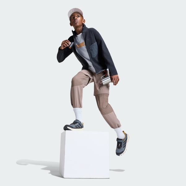 Noir Polaire avec zip sur toute la longueur Terrex Kids Multi