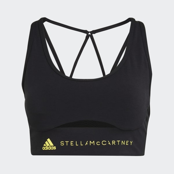 cerná Podprsenka adidas by Stella McCartney TrueStrength Medium-Support CT507