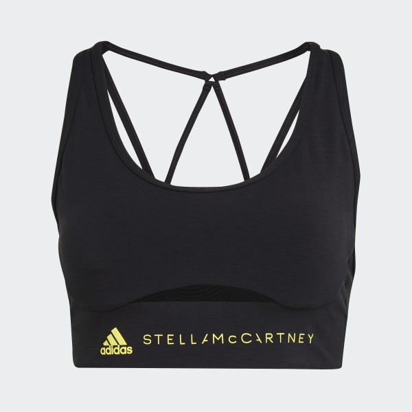 Svart adidas by Stella McCartney TrueStrength Medium-Support Bra CT507