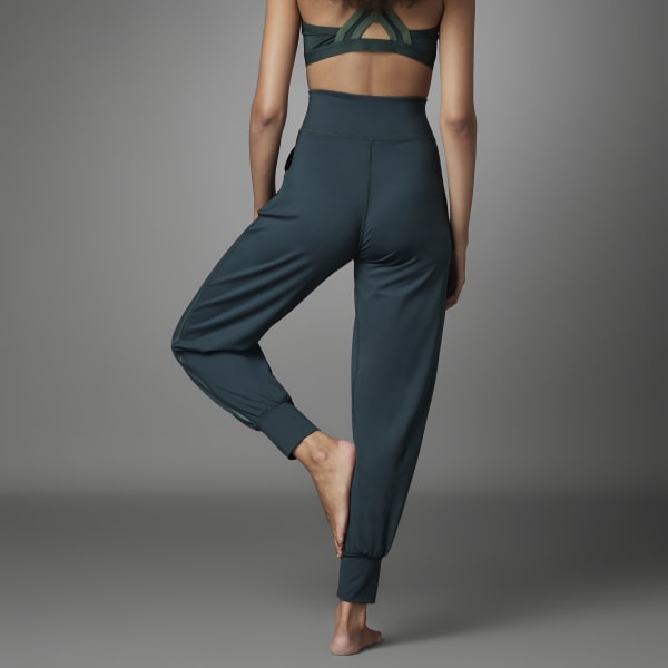 vert Pantalon de yoga Authentic Balance (Grandes tailles)