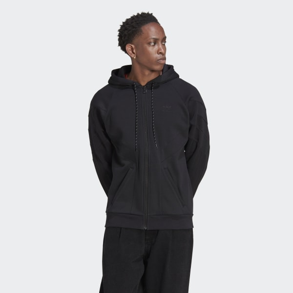 Schwarz adidas Rekive Full-Zip Hoodie TX383