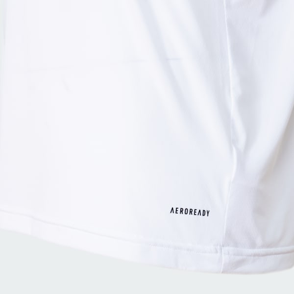 Branco CAMISETA TRAIN ESSENTIALS TRÊS LISTRAS