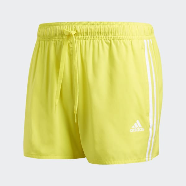 adidas yellow swim shorts