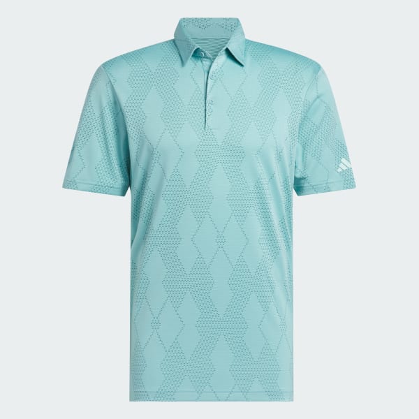 LEINWANDE ポロ adidas Ultimate365 Micro Texture Polo Shirt - Turquoise