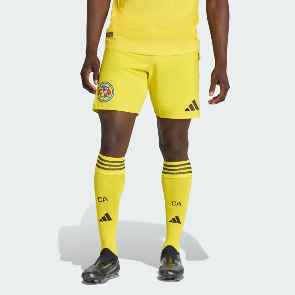 Amarillo Shorts auténticos Local Club América 25/26