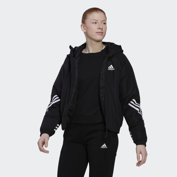 cerná Bunda Back to Sport Hooded TW373