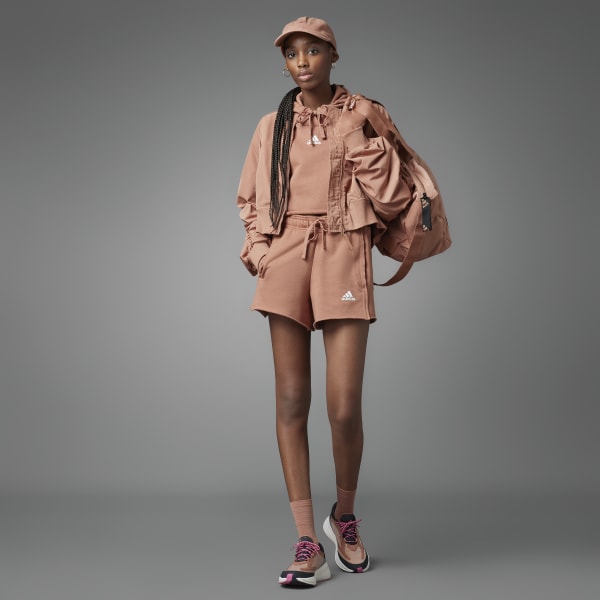 Brown Collective Power High-Rise Relaxed Shorts