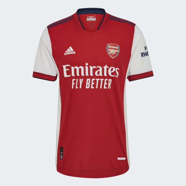 White Arsenal 21/22 Home Authentic Jersey IDE55