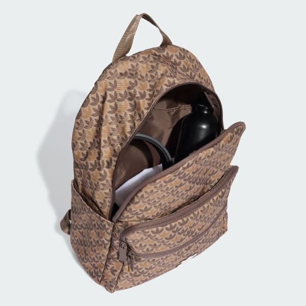 adidas Monogram Backpack Brown Unisex Lifestyle adidas US
