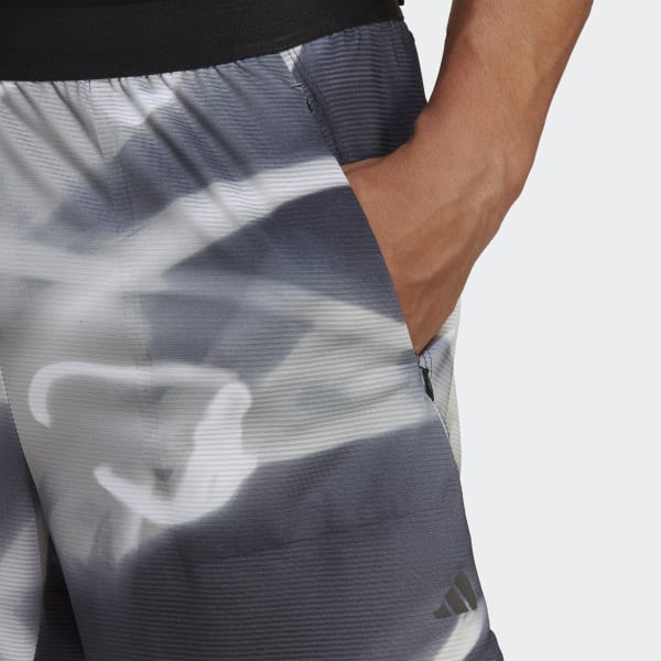 Grey Designed for Training HEAT.RDY HIIT Allover Print Training Shorts