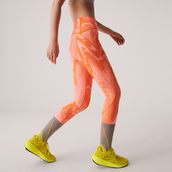 Naranja Calzas 7/8 TruePurpose adidas by Stella McCartney Tiro Alto