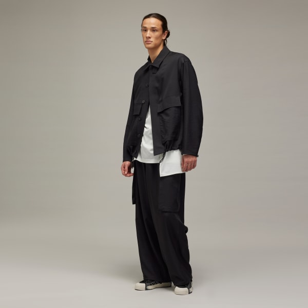 adidas Y-3 Sport Uniform Coach Jacket - Black | Free Shipping with adiClub  | adidas US