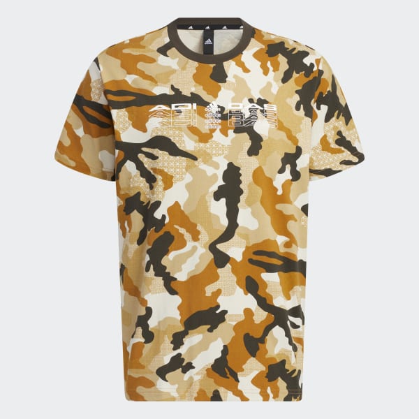 Brown Future Icon Camo Tee