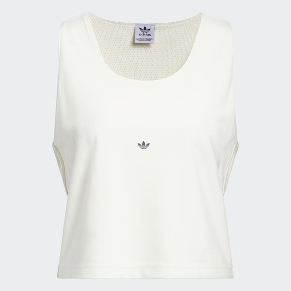 adidas Cropped Jersey - White, Women's Basketball