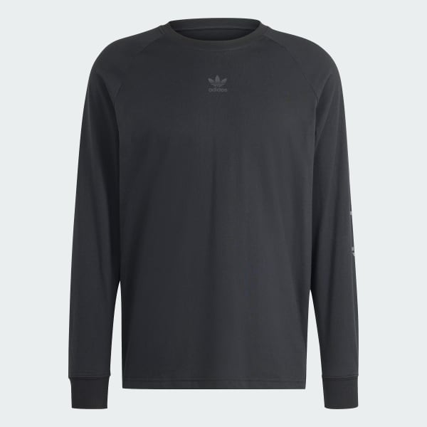 Μαύρο Graphic Long Sleeve Tee